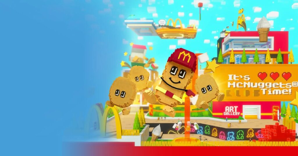 McNuggets Land : McDonald's magical experience in the Web3 world of The Sandbox